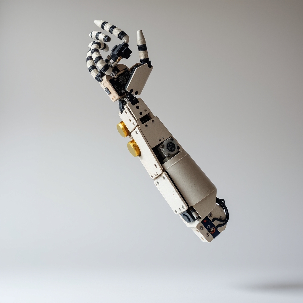 AI駆動ハードウェアハッキング用ロボットアームをダクトテープと中古部品で自作