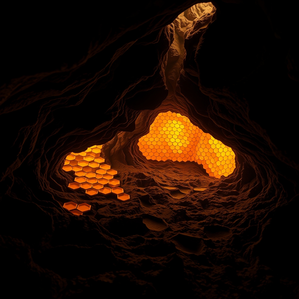 墓地の地下に800万匹の蜂が巨大ネットワークを形成